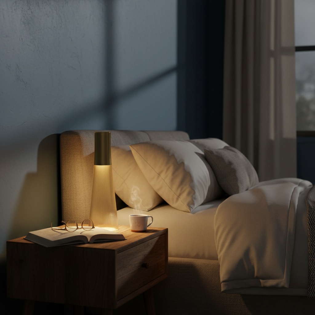 Lampa Stołowa Candel | Bezprzewodowa Lampa Nocna do Salonów