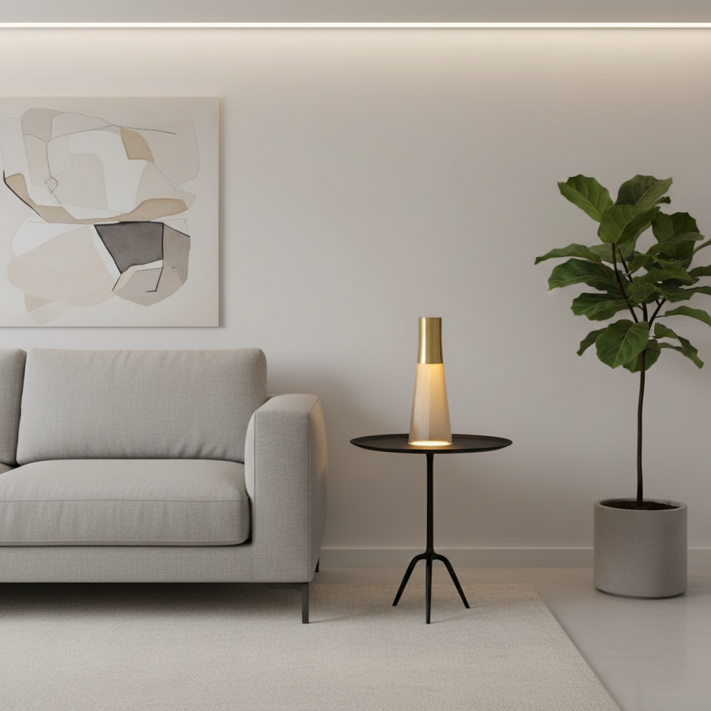 Lampa Stołowa Candel | Bezprzewodowa Lampa Nocna do Salonów