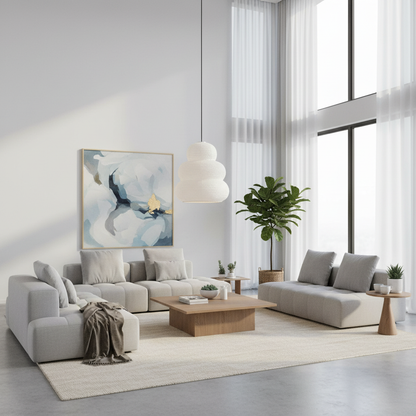 Lampa Wisząca Akari Gourd Washi | Żyrandol do Salonu